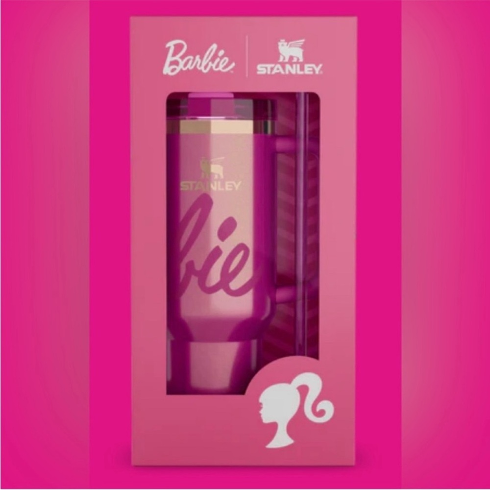 Stanley x Barbie Pink Icon 40oz Quencher Limited Edition Flowstate Tumbler - Picture 12 of 13